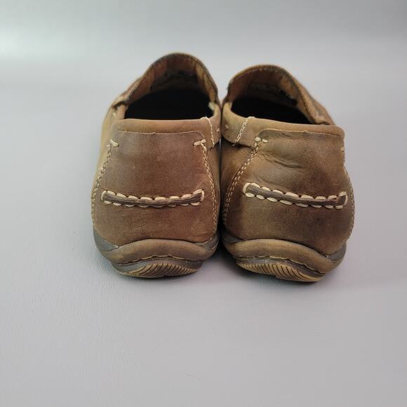 Dockers Men’s Slip On Shoes Micro Suede Memory Foam Size 9.5 Casual Brown - Picture 8 of 10